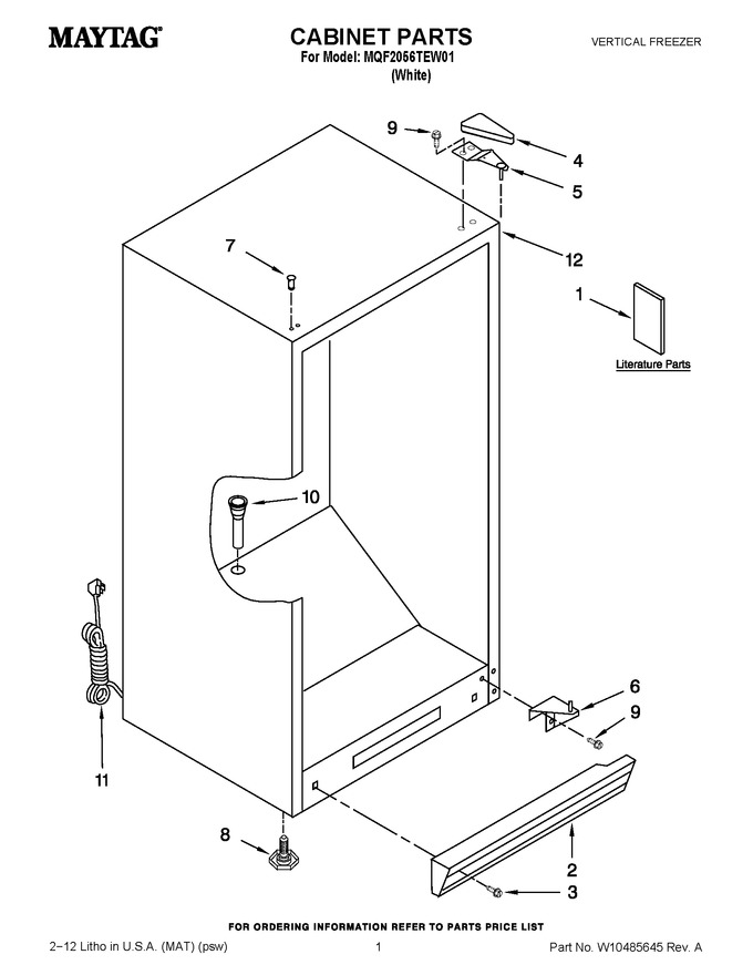 Diagram for MQF2056TEW01