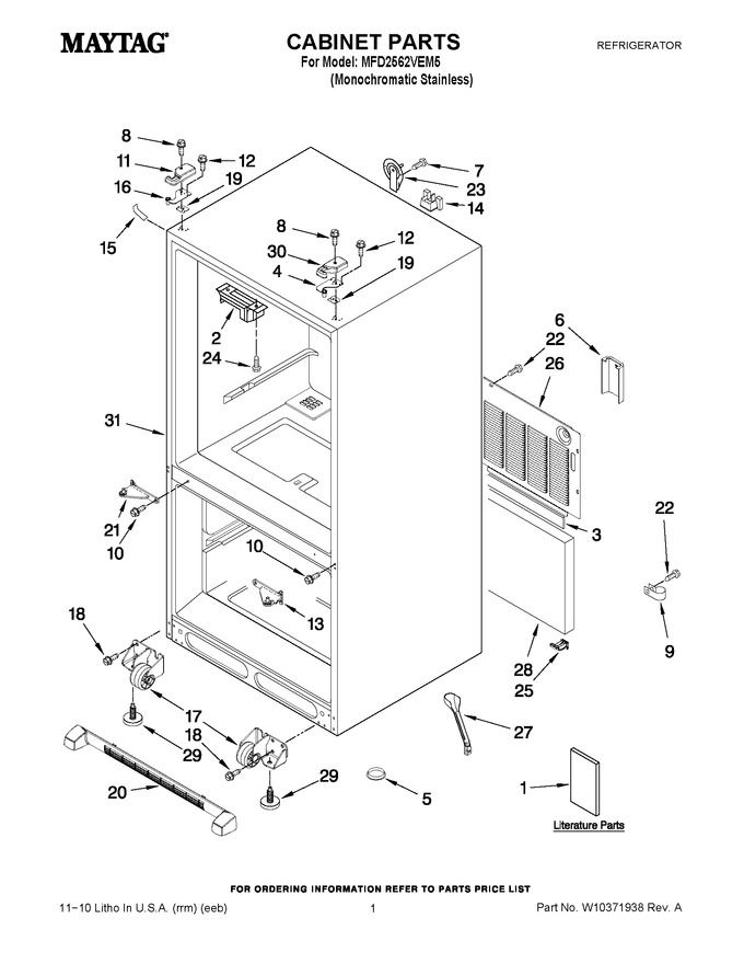 Diagram for MFD2562VEM5