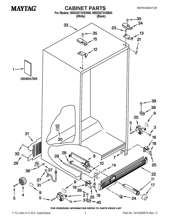 Diagram for MSD2573VEB00