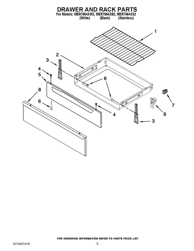 Diagram for MER7664XW2