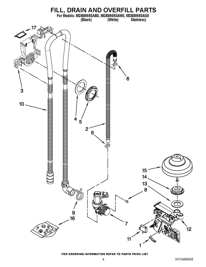 Diagram for MDB8959SAW0