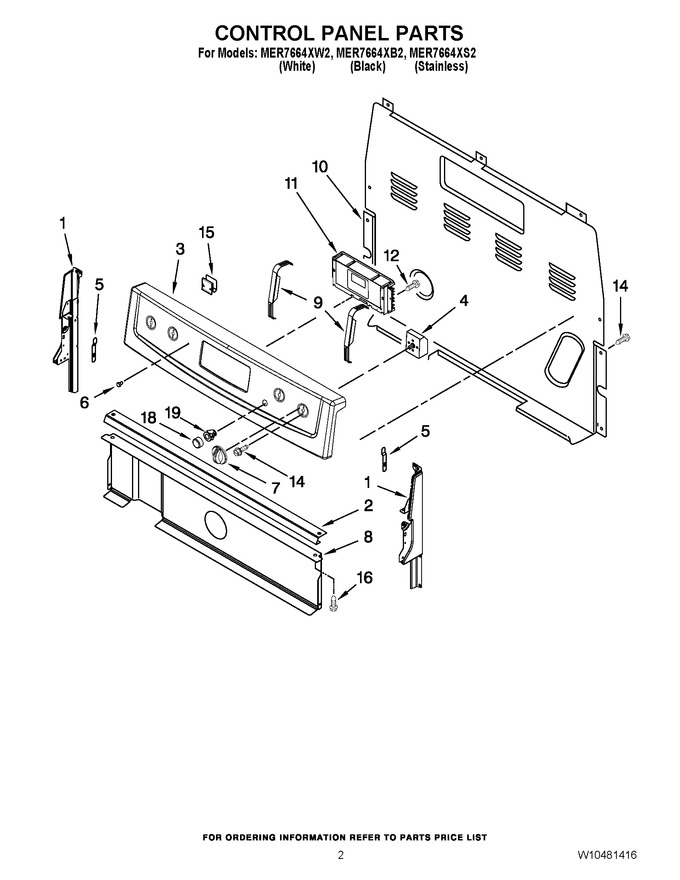 Diagram for MER7664XW2