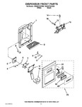Diagram for 08 - Dispenser Front Parts