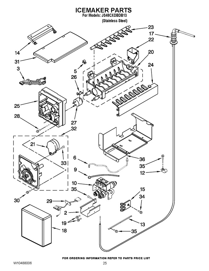 Diagram for JS48CXDBDB13