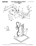 Diagram for 01 - Top And Console Parts