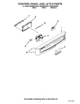 Diagram for 02 - Control Panel And Latch Parts