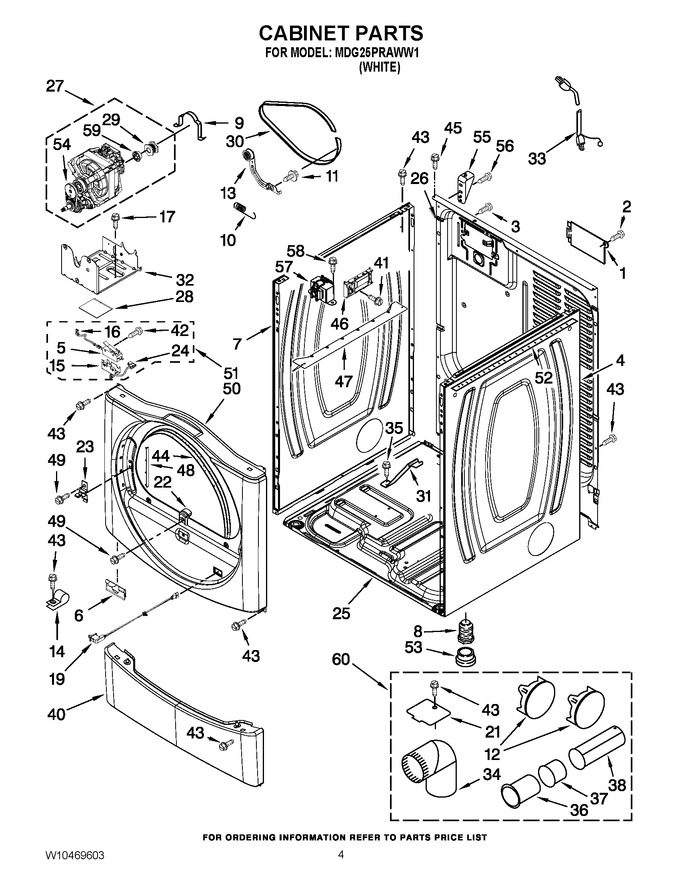 Diagram for MDG25PRAWW1