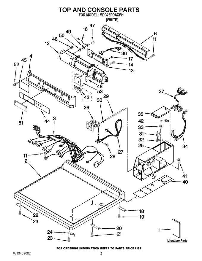 Diagram for MDG25PDAXW1