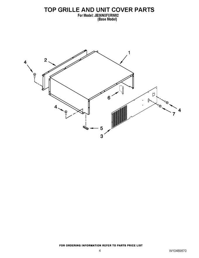 Diagram for JB36NXFXRW02