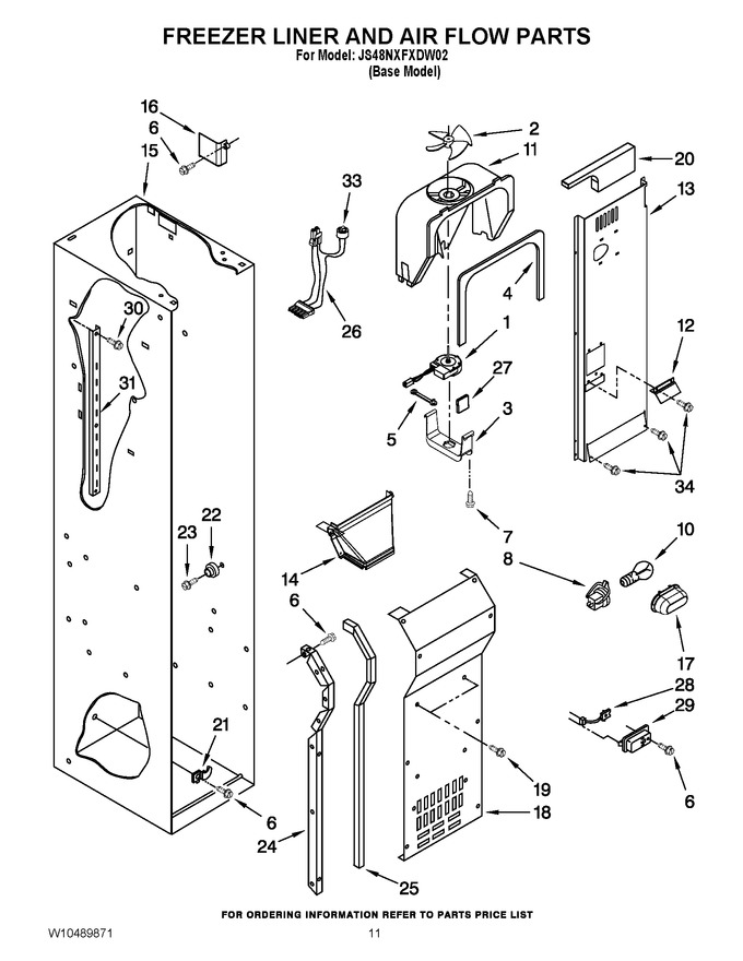 Diagram for JS48NXFXDW02