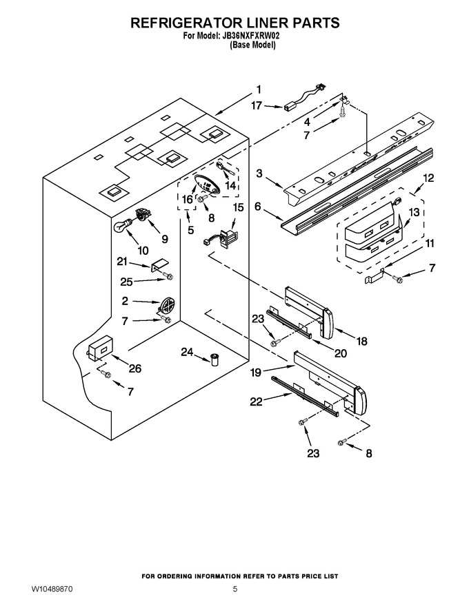 Diagram for JB36NXFXRW02