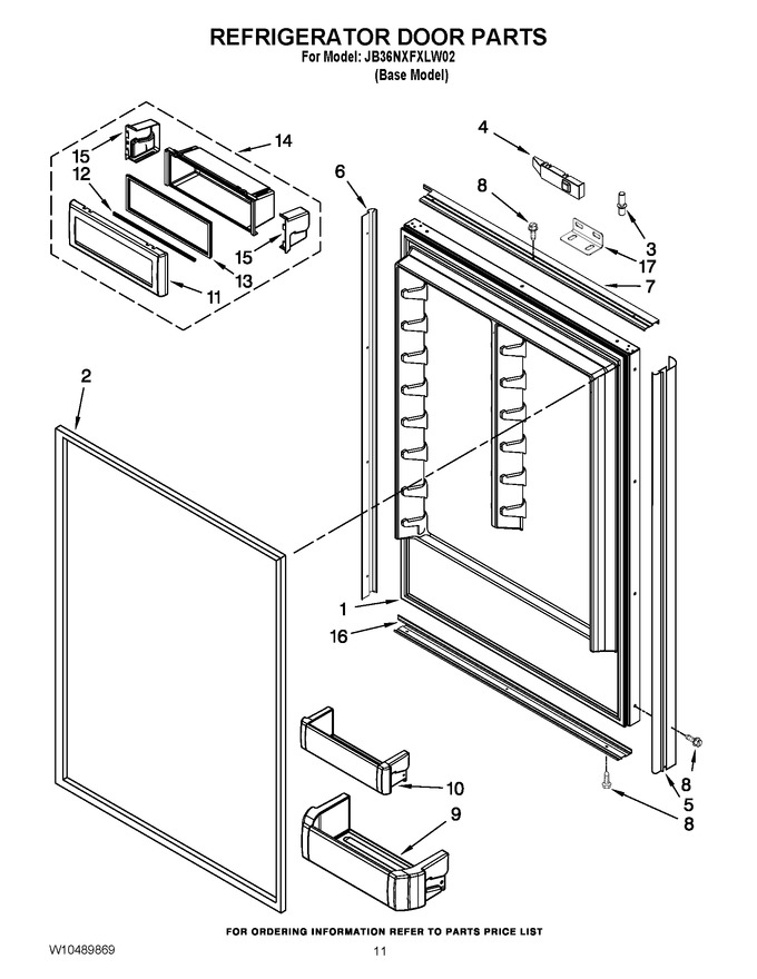 Diagram for JB36NXFXLW02