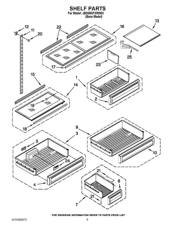 Diagram for JB36NXFXRW02