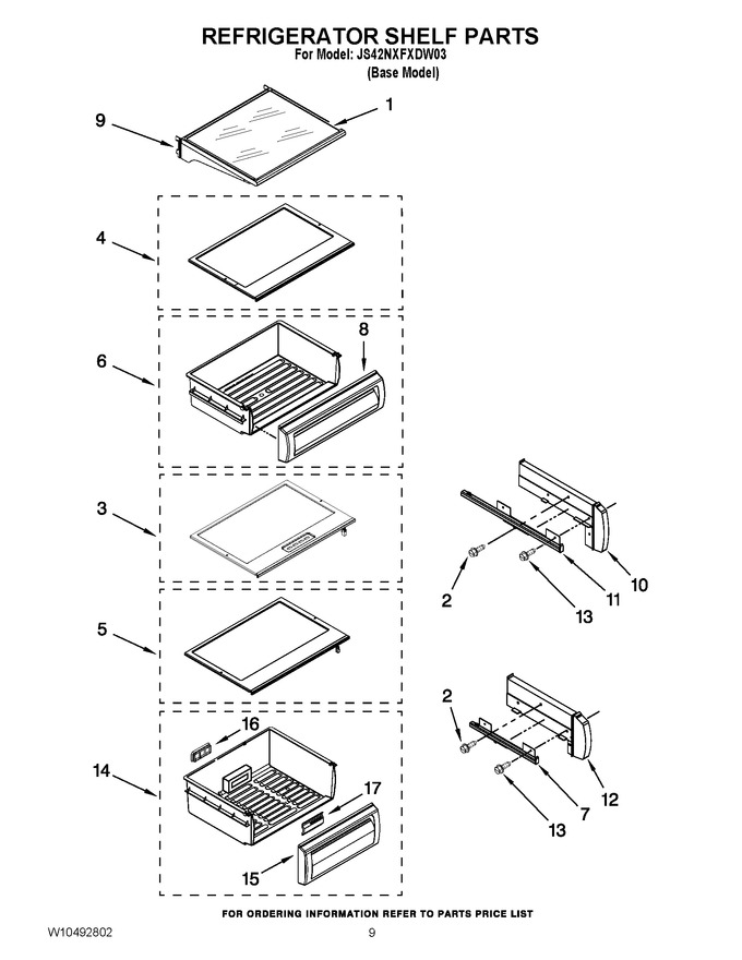 Diagram for JS42NXFXDW03