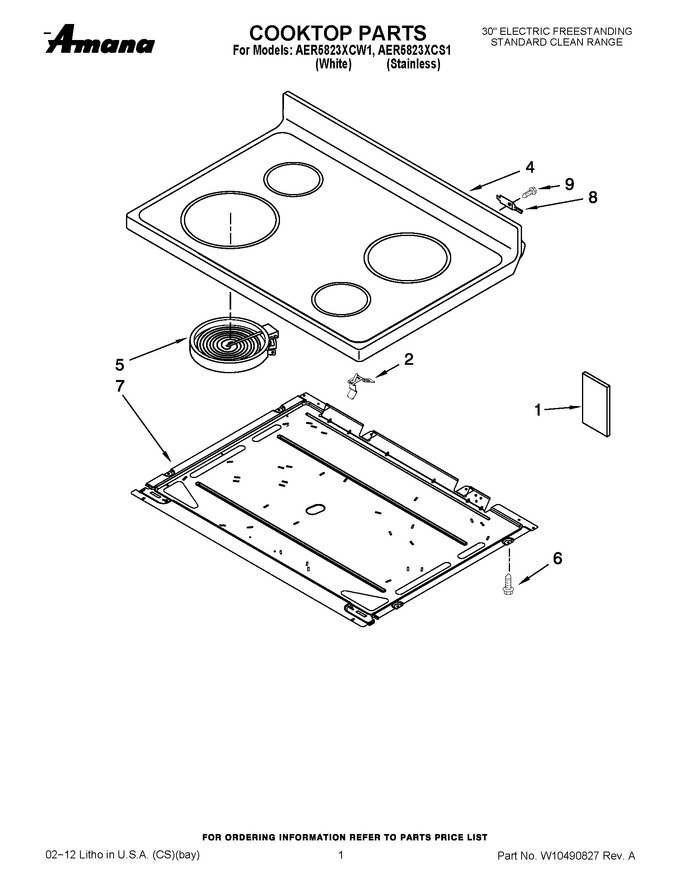 Diagram for AER5823XCW1