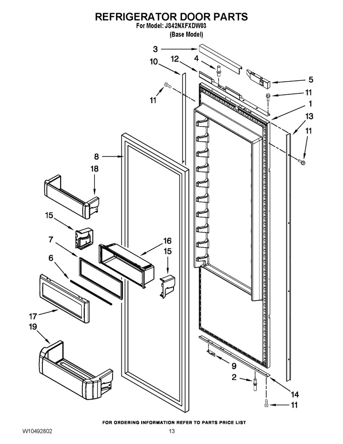Diagram for JS42NXFXDW03