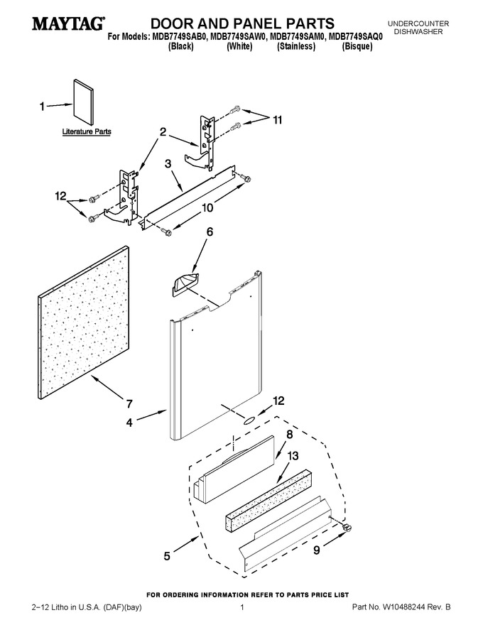 Diagram for MDB7749SAM0