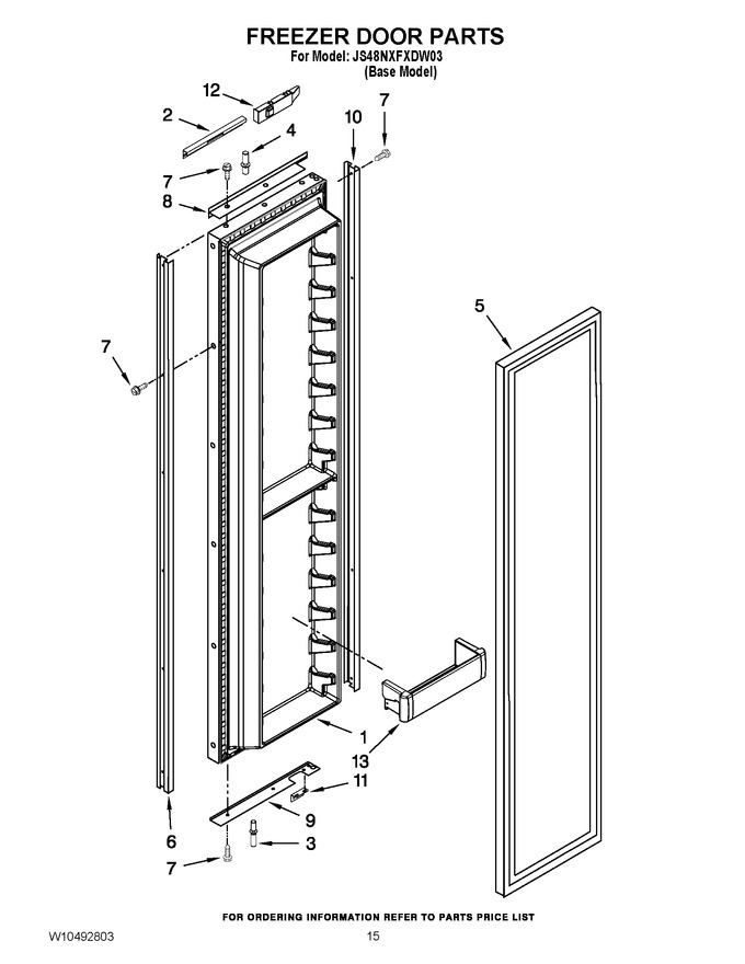 Diagram for JS48NXFXDW03