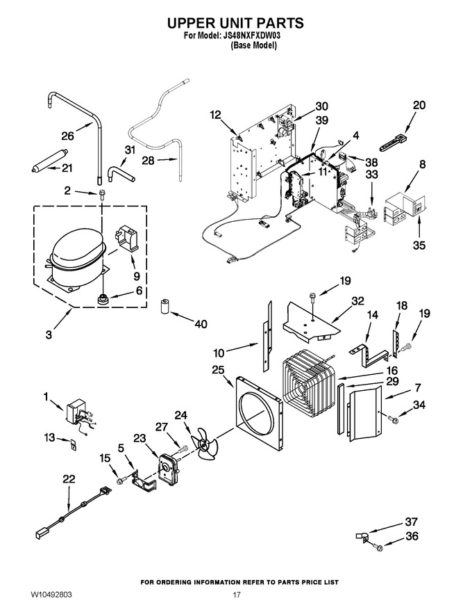 Diagram for JS48NXFXDW03