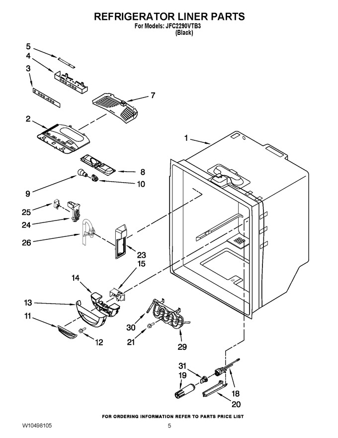 Diagram for JFC2290VTB3