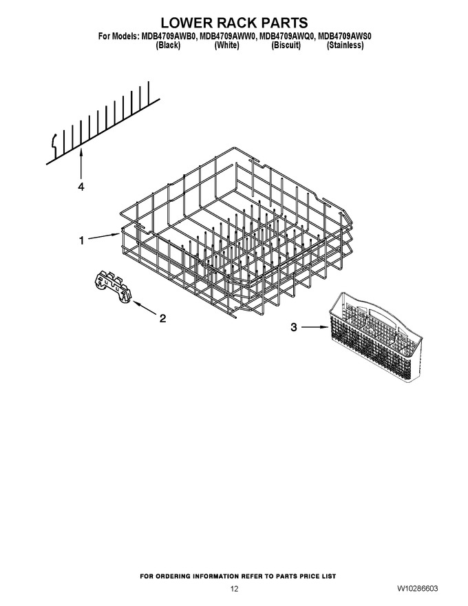 Diagram for MDB4709AWQ0