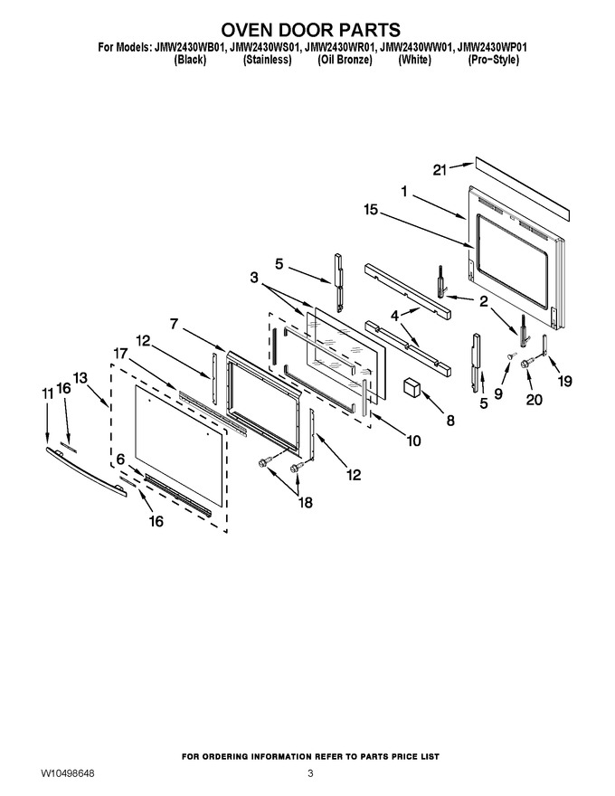 Diagram for JMW2430WP01