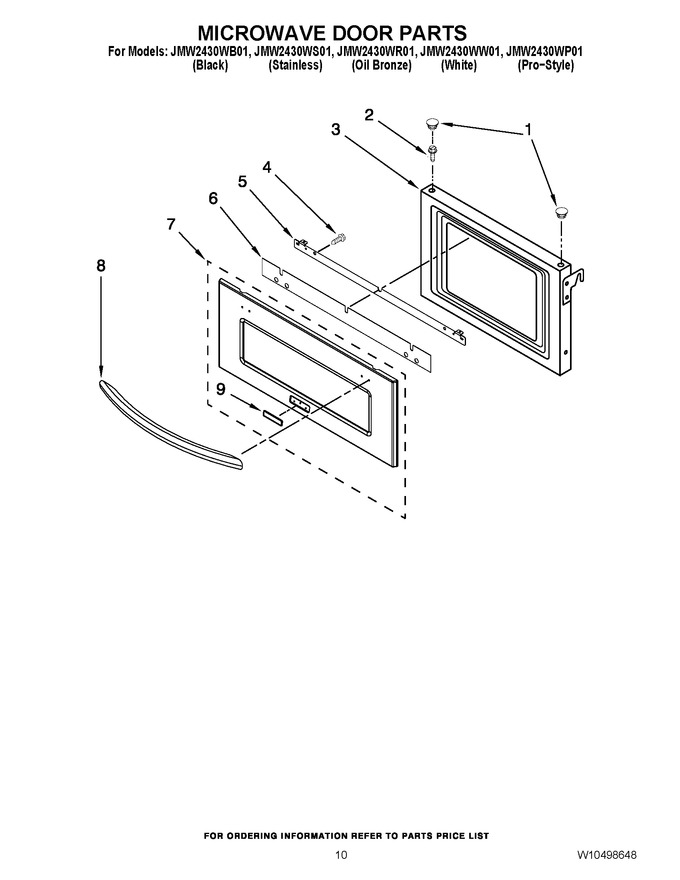 Diagram for JMW2430WP01