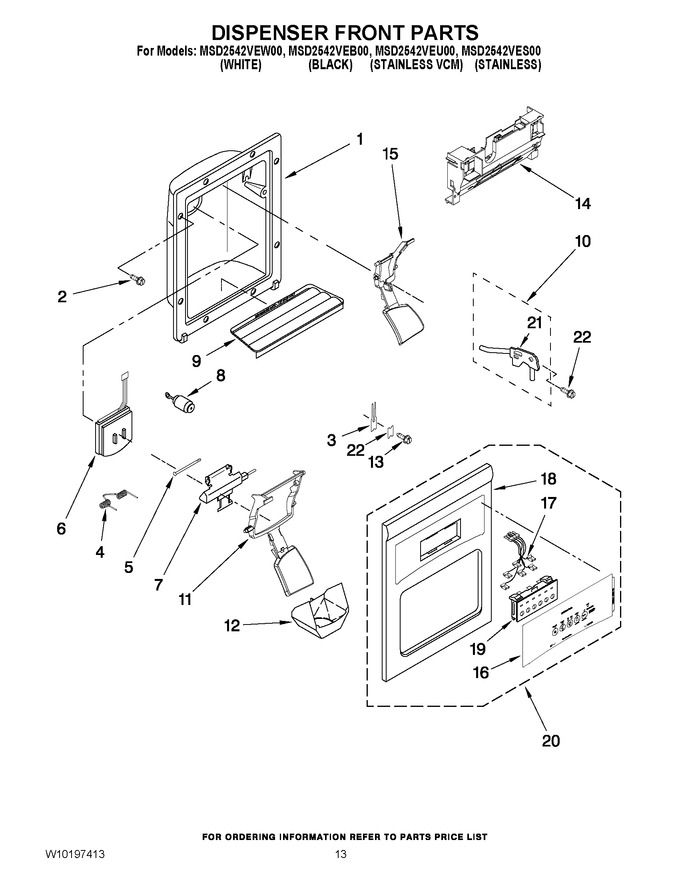 Diagram for MSD2542VEW00
