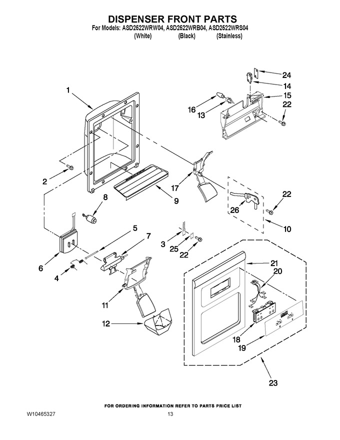 Diagram for ASD2522WRW04