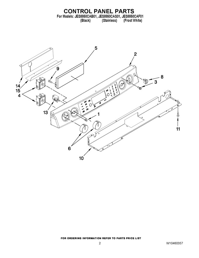 Diagram for JES8850CAS01