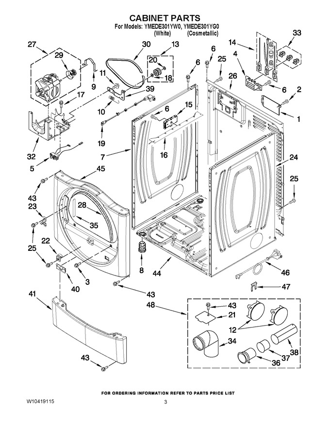 Diagram for YMEDE301YW0