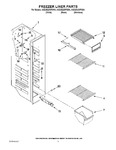 Diagram for 04 - Freezer Liner Parts