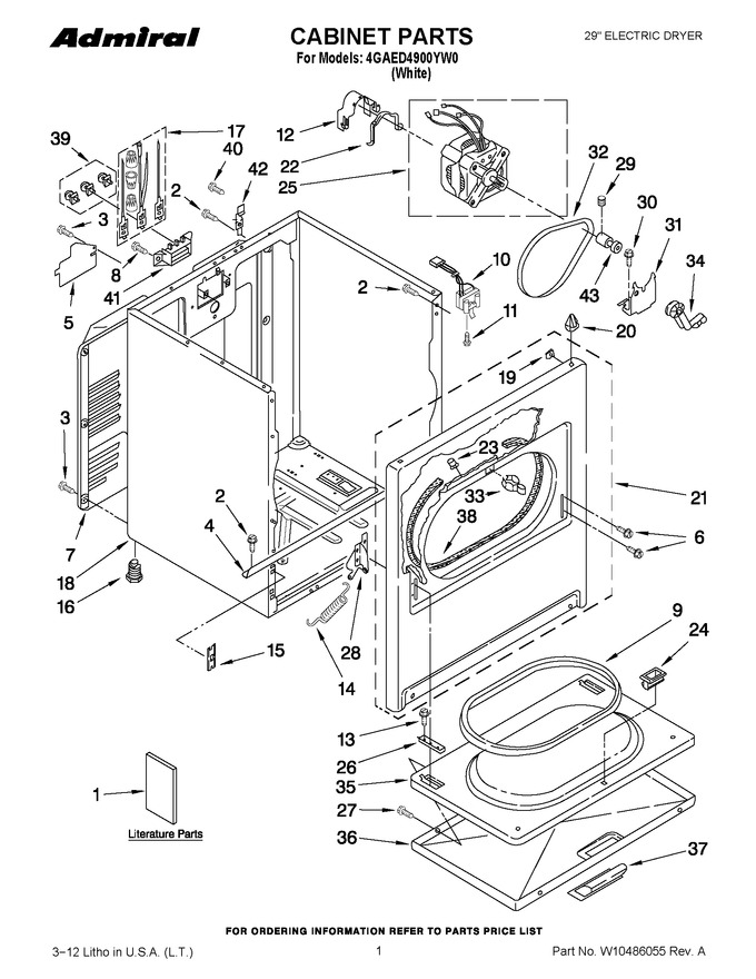 Diagram for 4GAED4900YW0