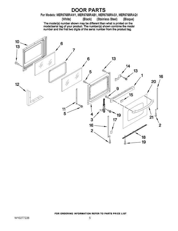 Diagram for MER5765RAW1