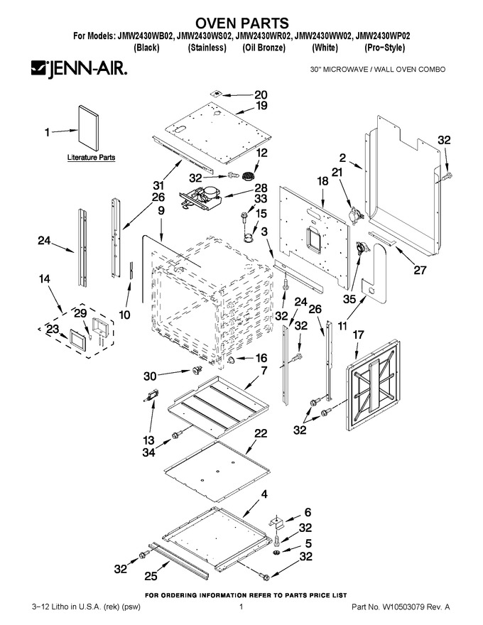 Diagram for JMW2430WS02