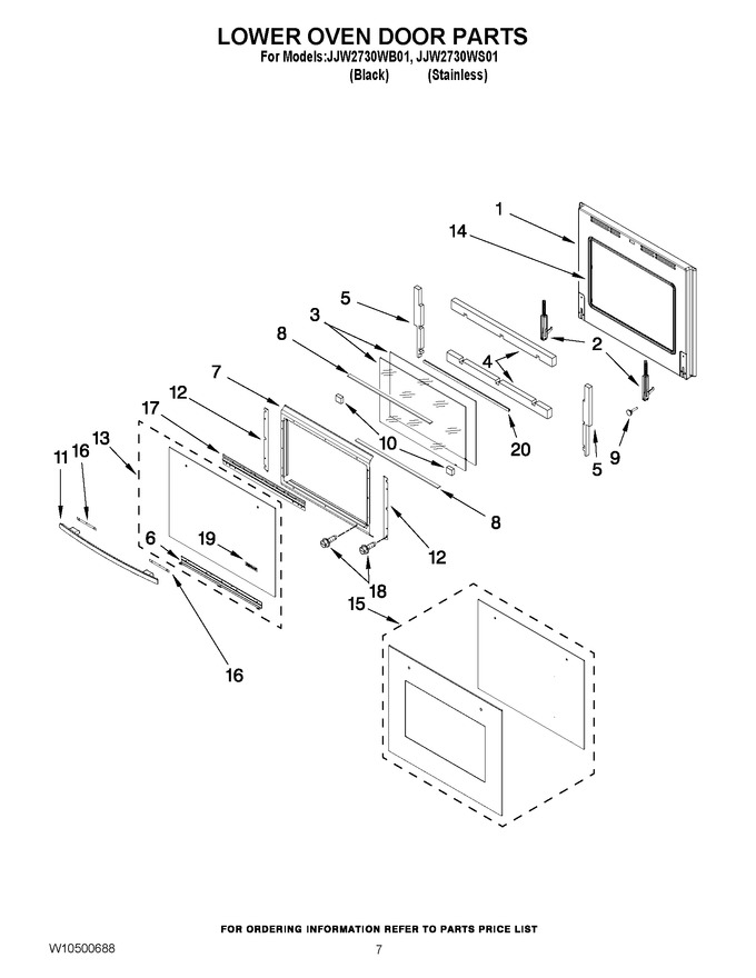 Diagram for JJW2730WB01