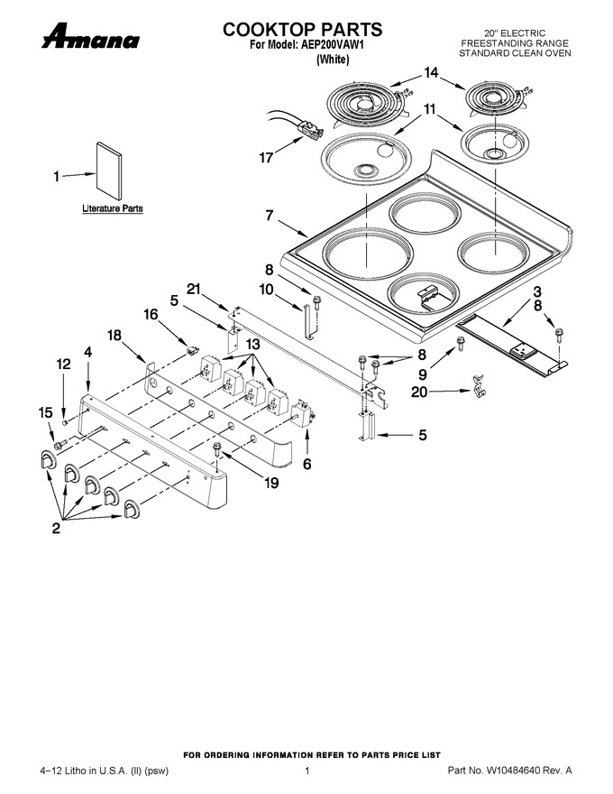 Diagram for AEP200VAW1