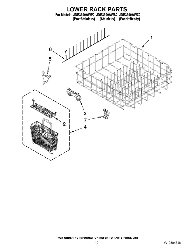 Diagram for JDB3600AWP2