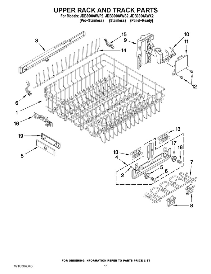 Diagram for JDB3600AWP2