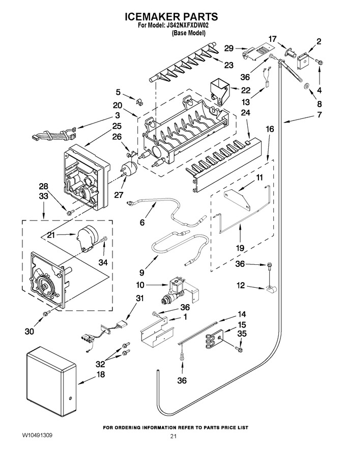 Diagram for JS42NXFXDW02