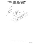 Diagram for 02 - Control Panel And Latch Parts