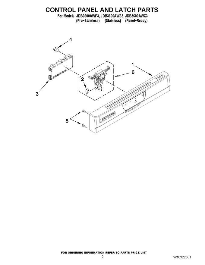 Diagram for JDB3600AWS3