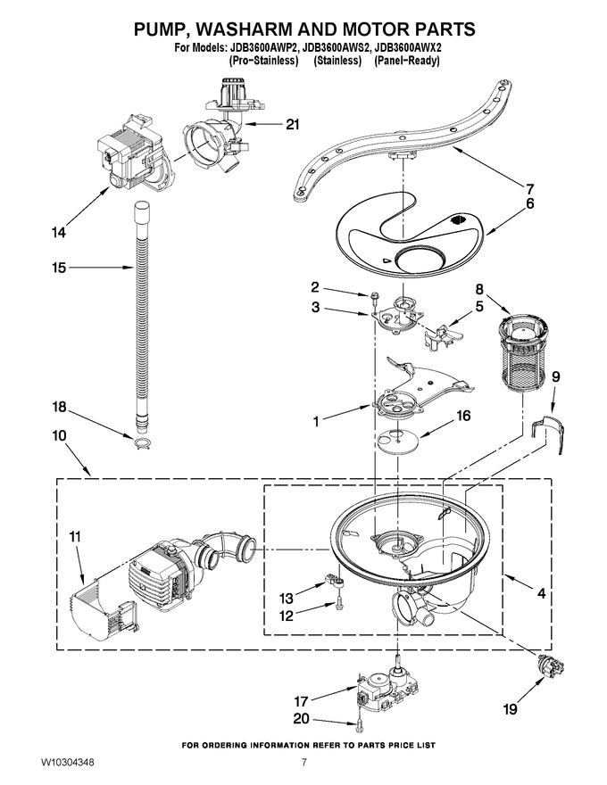 Diagram for JDB3600AWP2