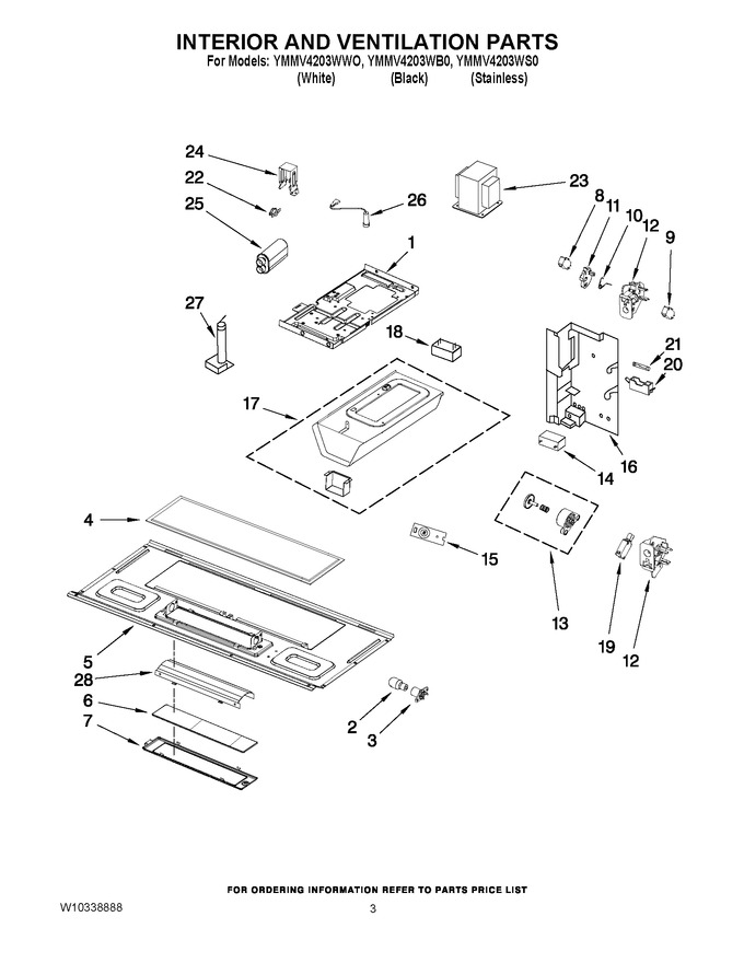 Diagram for YMMV4203WWO