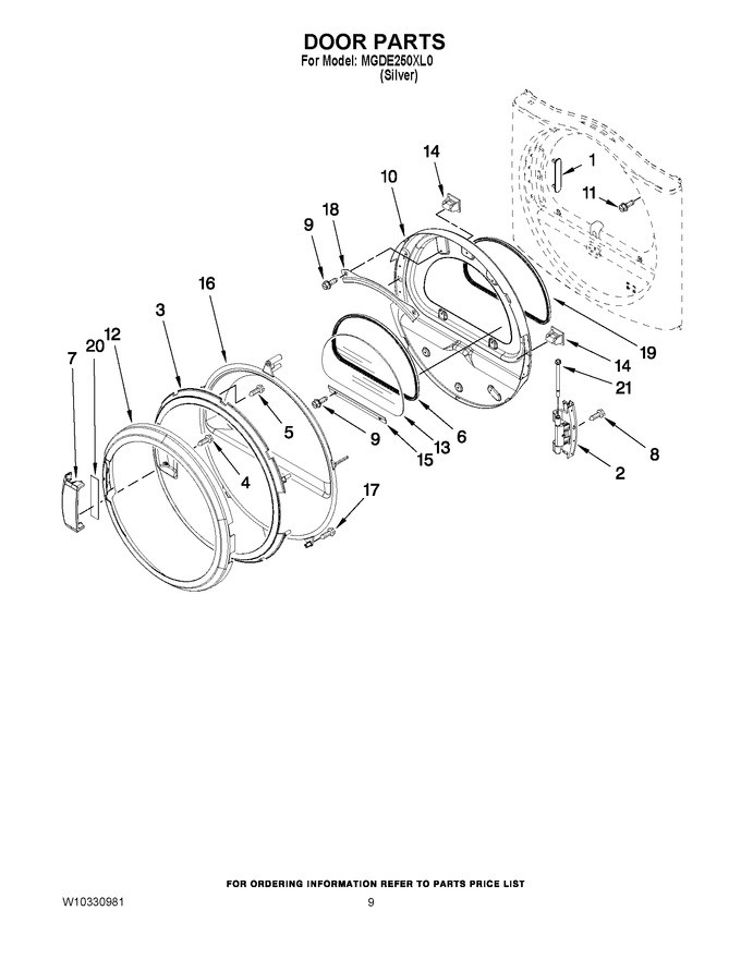 Diagram for MGDE250XL0