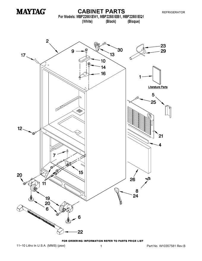 Diagram for MBF2258XEQ1