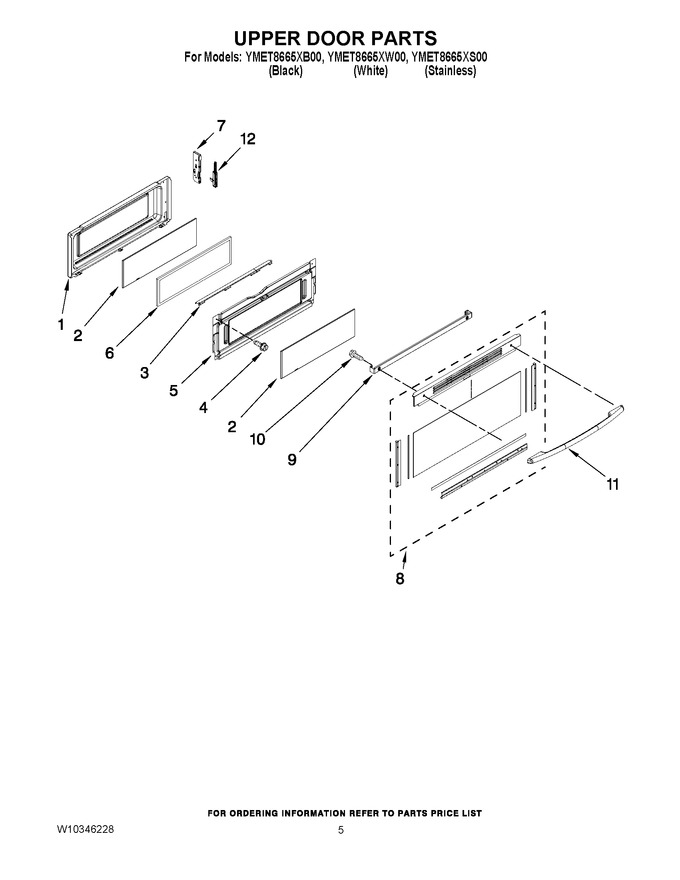 Diagram for YMET8665XW00