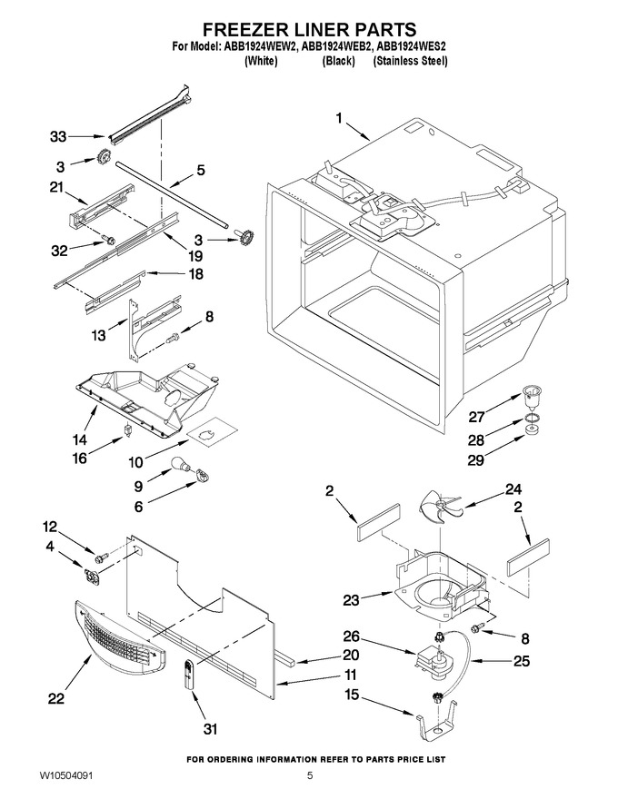 Diagram for ABB1924WEW2
