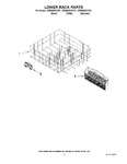 Diagram for 10 - Lower Rack Parts
