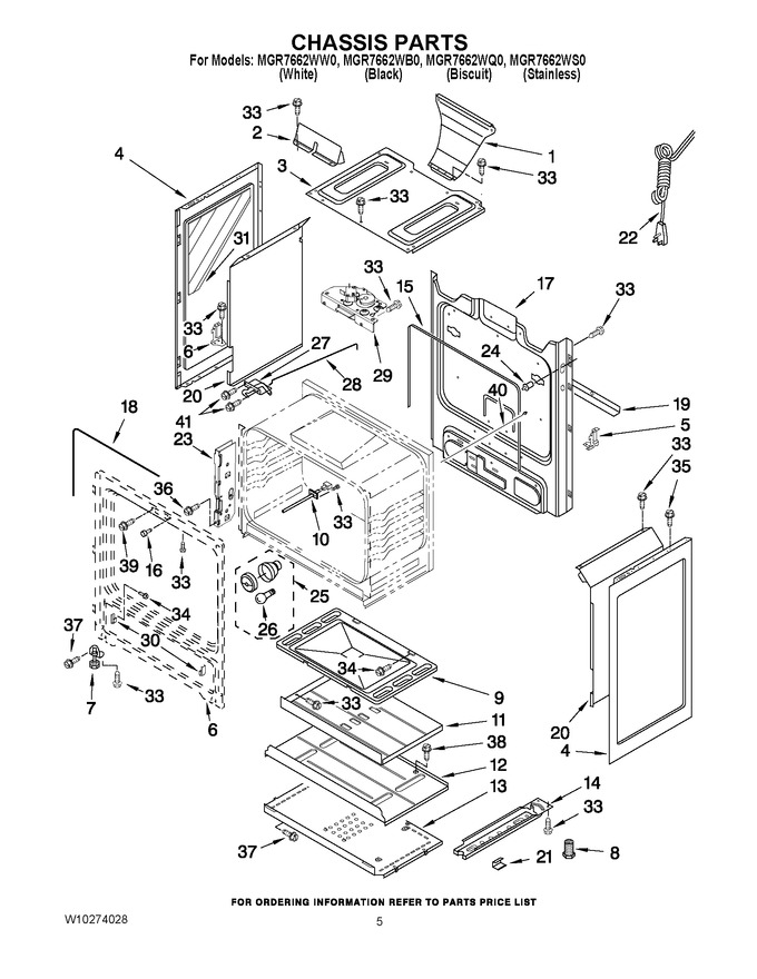 Diagram for MGR7662WW0